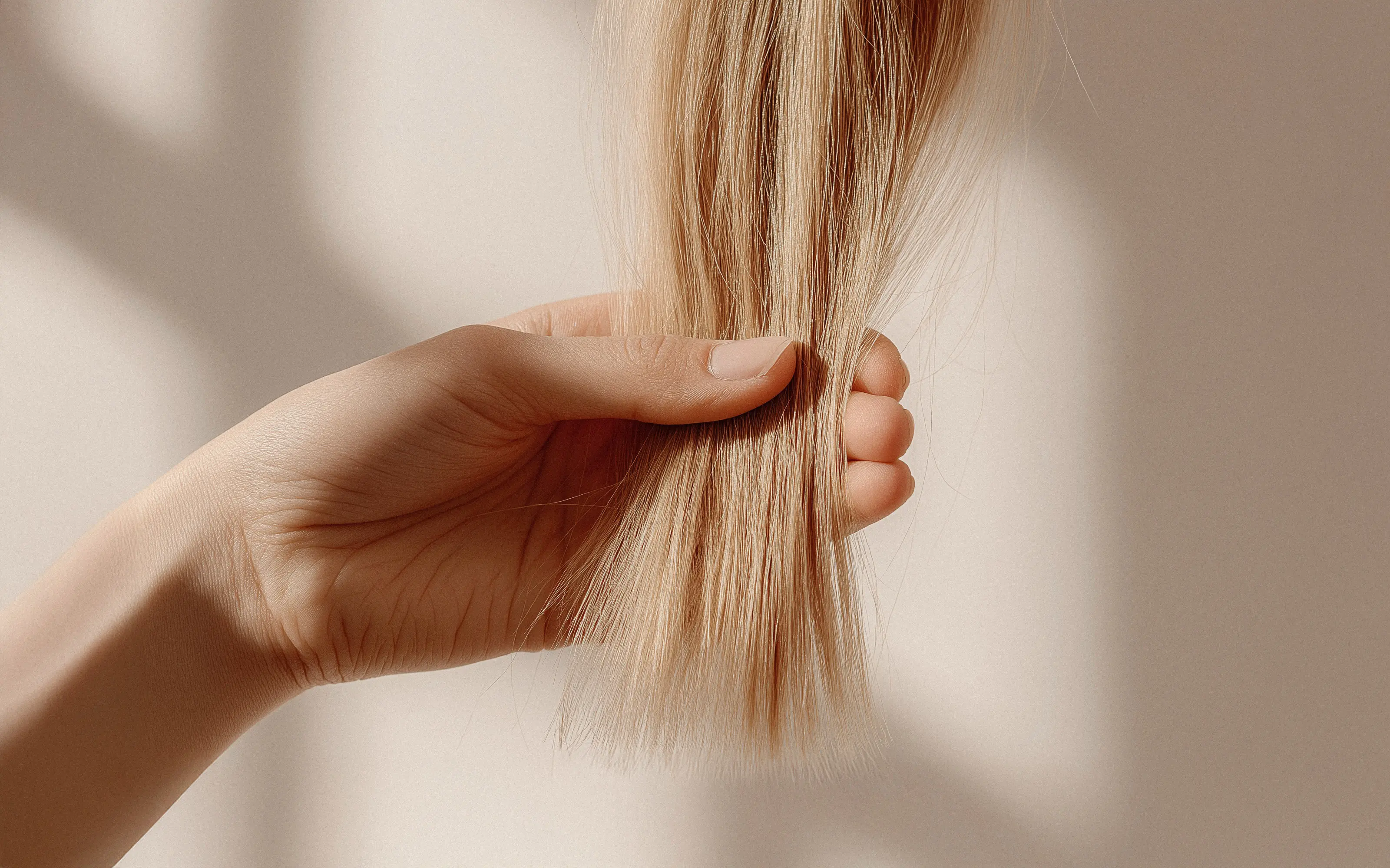 Warum fühlen sich Haare plötzlich dünner an?
